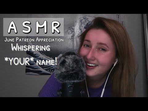 ASMR || Binaural Name Repetition w/ Kitty Bloopers!