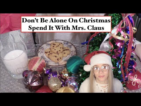 [ASMR] Relaxing Christmas Role Play | Gum Chewing | Whisper | Don't Be Alone For The Holiday