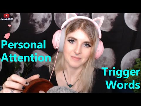 Jinxy ASMR | Fluffy Mic w/ Personal Attention, Trigger Words (Sksksk, Relax, It's Ok) & More