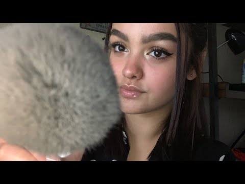 ASMR ~ Brushing Your Face & Neck / Personal Attention💁🏻‍♀️