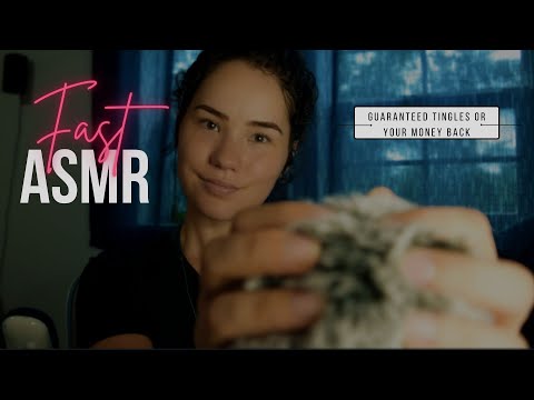 FAST + AGGRESSIVE ASMR (Mouth Sounds, Word Repetition, Tingle Immunity, Tapping)