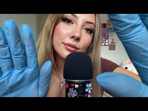 ASMR WITH GLOVES 💖 ~fast unpredictable triggers~ | Whispered