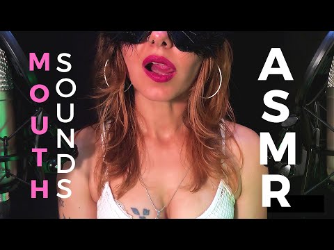 ASMR | Wet Mouth Sounds | Tongue Click & Kisses (No Talking)
