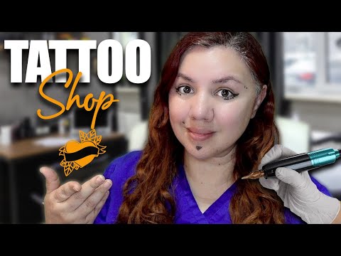 ASMR Tattoo Shop Roleplay | Relaxing No-Script Conversation