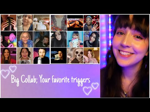 ⭐ASMR Big Anniversary Collab! Your Favorite Triggers! 💖