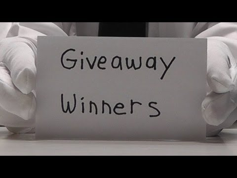Giveaway Winners (ASMR sounds only - no speaking)