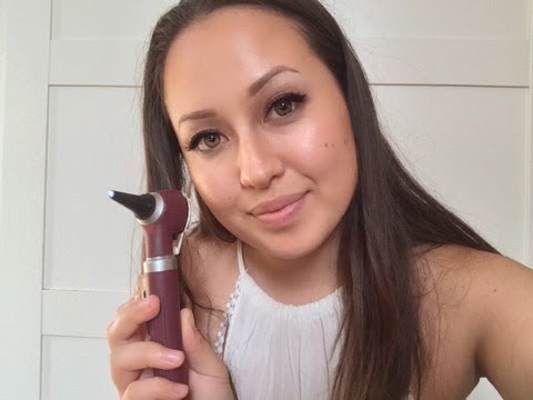 ASMR Ear exam and cleaning