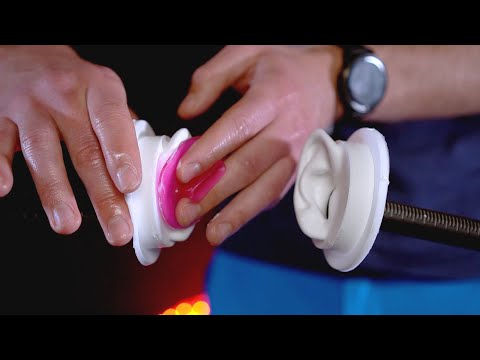 ASMR Realistic lotion ear massage (please wear headphones)