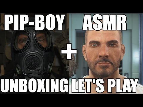 Fallout 4 Pip-Boy Edition Unboxing + First Hour ASMR Let's Play