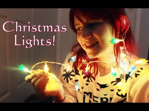 A Christmas Light Show! (Really close up whisper) ASMR!