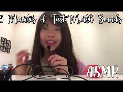 ASMR 5 Fast Minutes Mouth Sounds