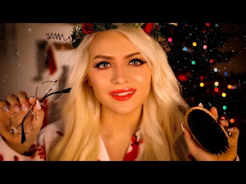 Most Relaxing Beard Trim & Massage | Mrs. Claus Pampers You ASMR