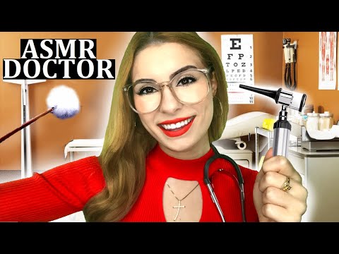 ASMR Ear Exam & Ear Cleaning ❤ Hearing Test Medical Role Play