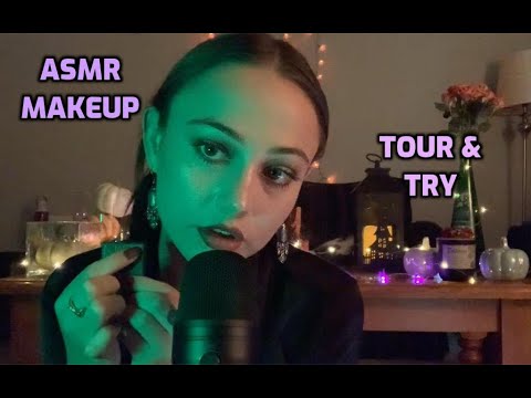 ASMR | Makeup Triggers | Trying Makeup on You & Showing my Collection
