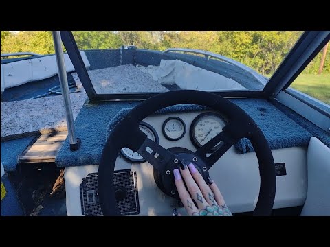 ASMR on a ruined boat 🛥️