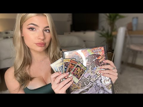 Yu-Gi-Oh! cards unwrapping and organising - asmr