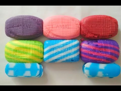 Satisfying soap crunching and cubes ASMR/ Dry soap cutting ASMR/ Relaxing soap crushing /no talking