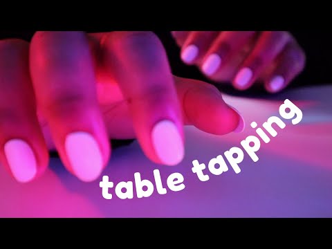 ASMR Relaxing Table Tapping with Short Nails - No Talking