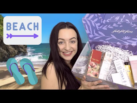 [ASMR] Unboxing Summer Products On The Beach RP