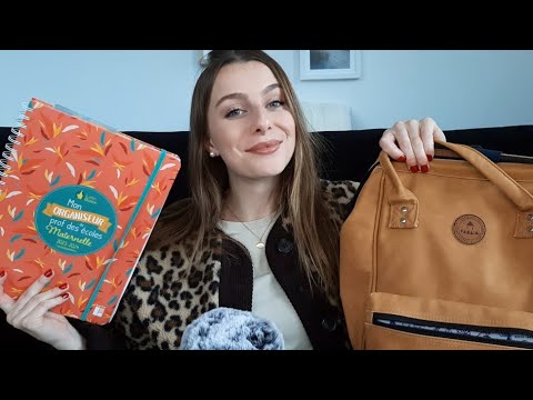 ASMR - Dans mon sac de maîtresse... 🎒 What's in my teacher bag ?
