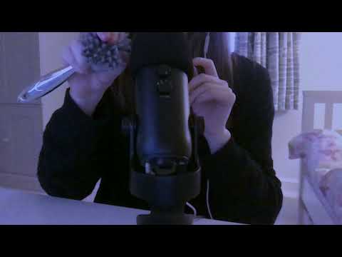 asmr 100% sensitivity; rambling, hand sounds, tapping + more