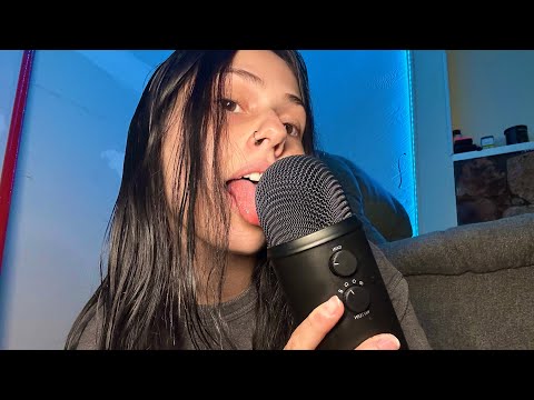 ASMR Whispering + Mouth Sounds♥️
