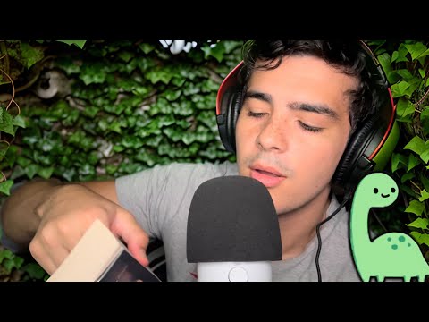 Scratching and Tapping ASMR With Whispering and Good Vibes 🍀🍀🎄