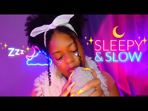 ASMR | 💗✨Slow Triggers for Deep Sleep & Relaxation ♡🧚🏽 | (Mouth Sounds, Brain Massage..)