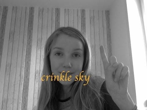 ASMR: crinkle sky 1