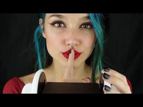 🖤 ASMR inaudible, Mouth Sounds & Unintelligible Whispers | 3Dio 🖤
