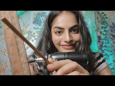 Hindi ASMR| Sculpture artist measures your face for relaxation