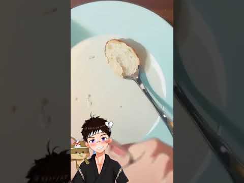 【ASMR ANIME / EATING SOUNDS NO TALKING】Bread Chewing【SudoKou】食パン咀嚼音アニメ