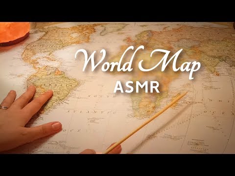ASMR Exploring the World Map