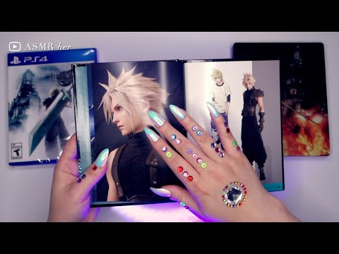 Final Fantasy VII remake DELUXE edition UNBOXING ASMR