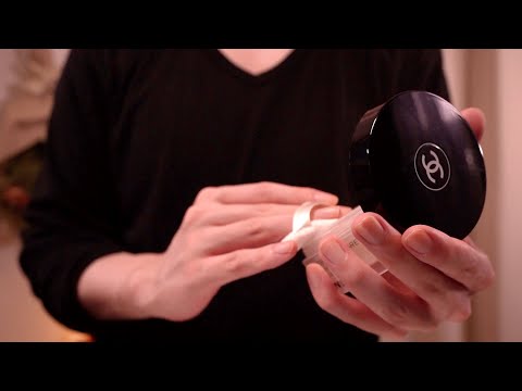 [ASMR]💄眠りを呼んでくる安眠メイクでおやすみなさい - Doing Your Makeup for sleep/Layered Sound(No Talking)