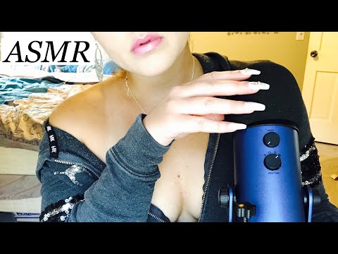 ASMR | Tapping & scratching on Blue Yeti foam cover | Major tingles ✨