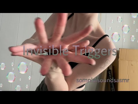 INVISIBLE TRIGGERS 🫧 scratches and chaotic hand movements ASMR