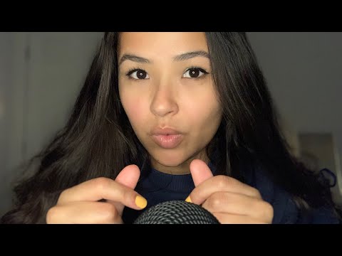 ASMR | random FAST & AGGRESSIVE triggers | (Trigger words, plucking, mouth sounds)
