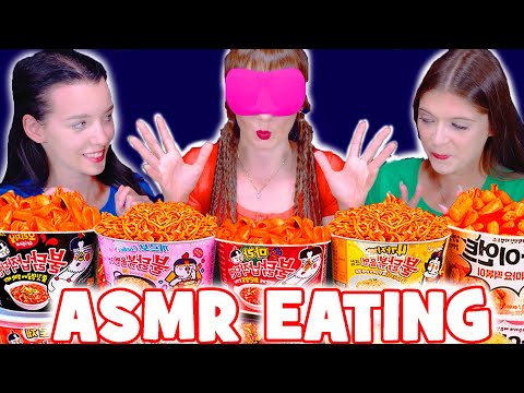 ASMR Mukbang Noodles Eating Sounds Challenge