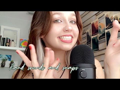 fast and aggressive hand snaps and sounds asmr
