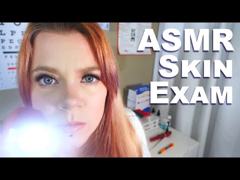 Skin Exam and Mole Measuring | Dermatologist ASMR