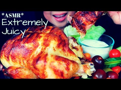 ASMR 🍗 EATING HUGE WHOLE ROTISSERIE CHICKEN 🍗*BIG BITES* No talking Eating Sounds CHRISTIANNA ASMR