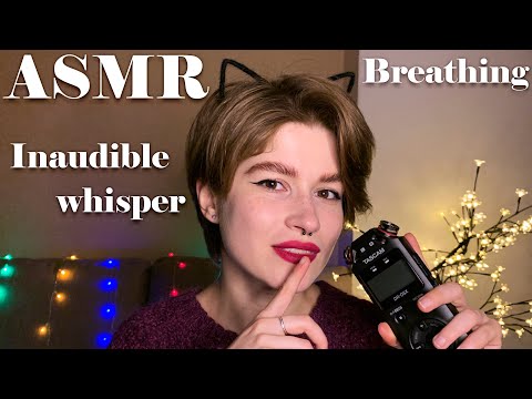 ASMR нерозбірливий шепіт та дихання ✨ASMR inaudible whisper and breathing ✨