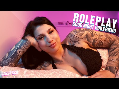ASMR | Roleplay Good Night Girlfriend | deutsch