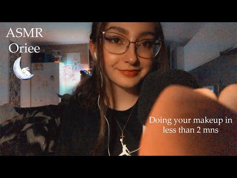 ASMR | Doing your makeup in less than 2mns 🚀