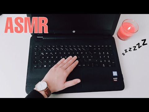 ASMR - Tapping & Scratching on a Laptop (with keyboard sounds)