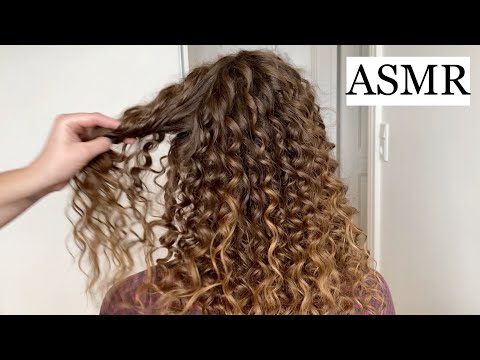 ASMR | PROJECT SPIRAL CURLS PART 3/3: Hair splitting & twisting (no talking)