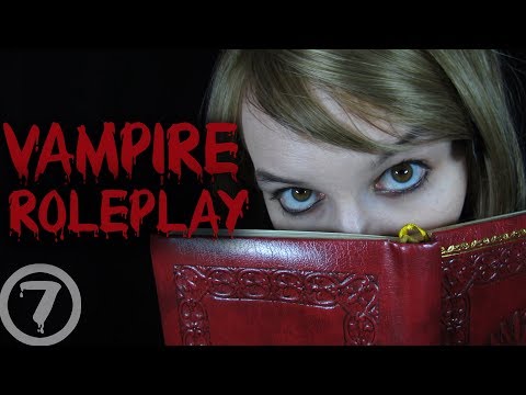 ASMR Vampire Roleplay: Learning About the Old One (Intense Close Whispers & Blood Drinking) [Batsy]