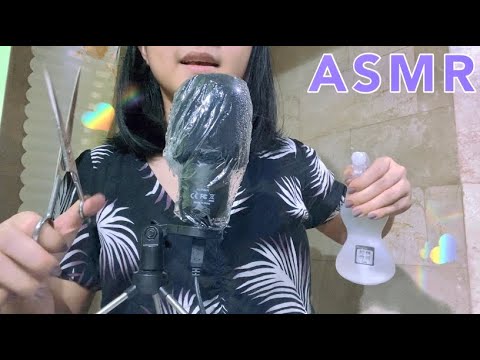 ASMR | spraying & a lil snipping | leiSMR [custom]