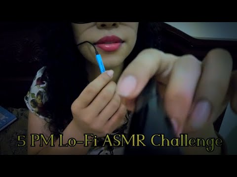 [ASMR] 💤 Karuna Satori 5 PM Lo-Fi ASMR Challenge | Tapping, Scratching, Paper Sounds, Face Brushing